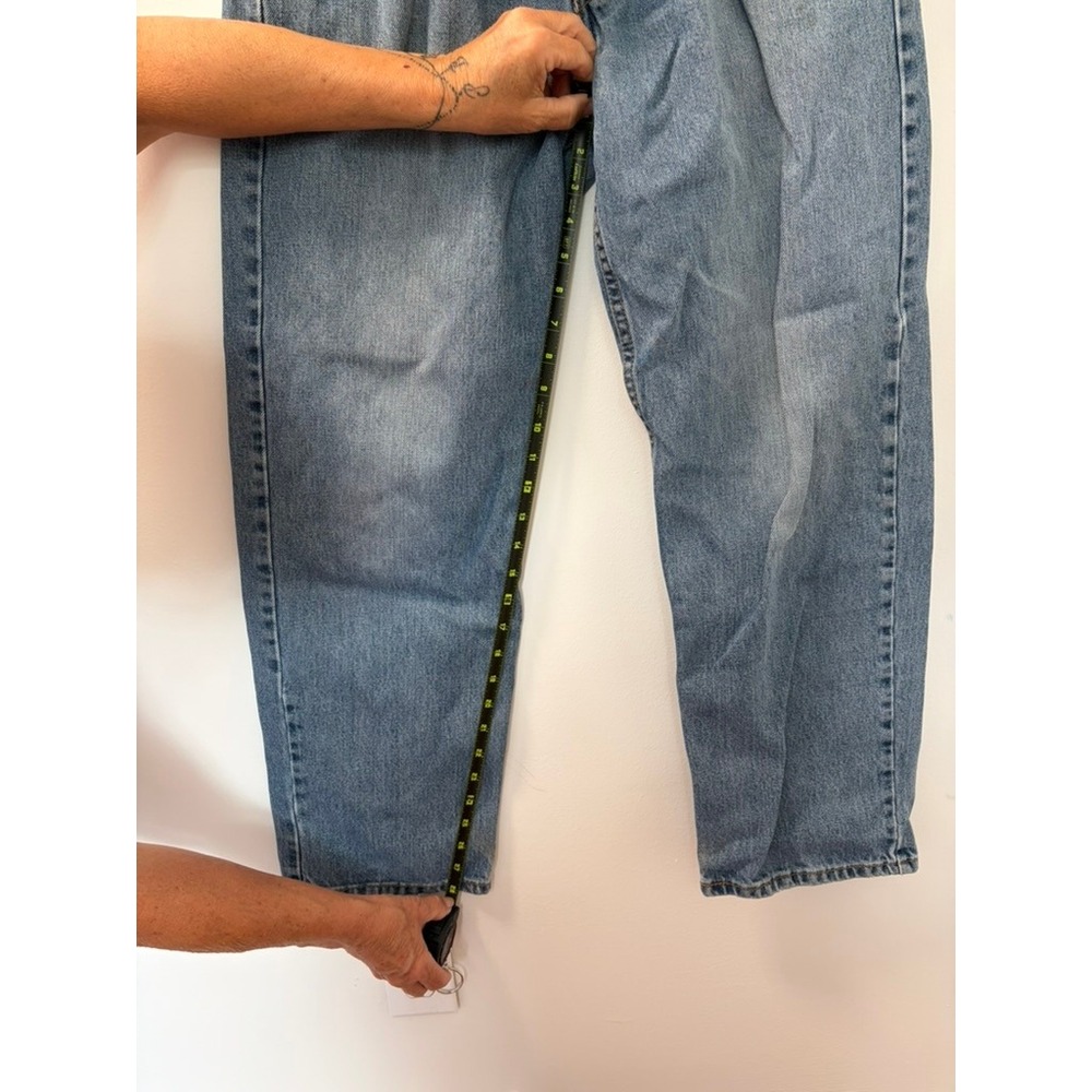 Levis 550 Mens Relaxed Fit Tapered Leg Blue Denim Jeans W34 L30 Medium Wash - Picture 4 of 10